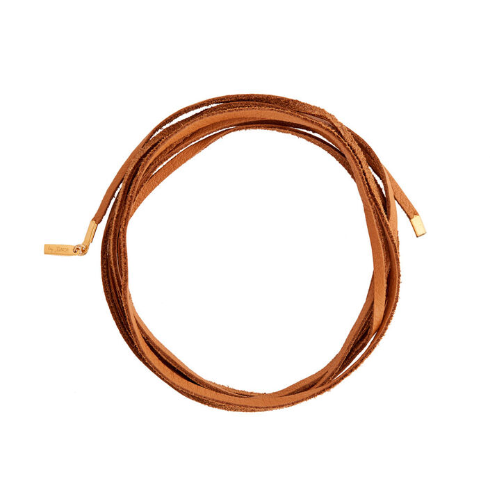 Pulsera con cordón TIE - Marrón - Pulseras  | Agatha