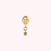 Piercing mini ASTRAL - Verde / Oro - Piercings  | Agatha