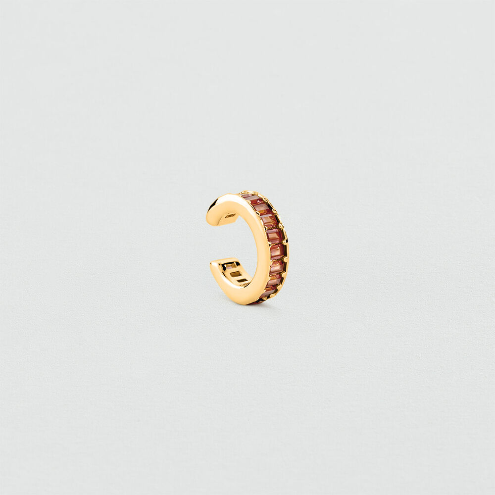 Earcuff LUCKY - Bordeos / Dorado - Pendientes  | Agatha