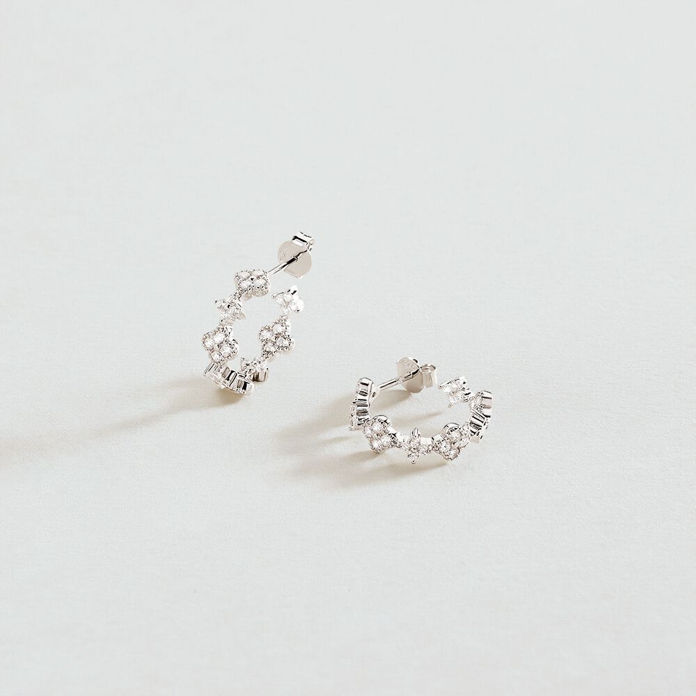 Criollas BELOVED - Cristal / Plateado - Criollas  | Agatha