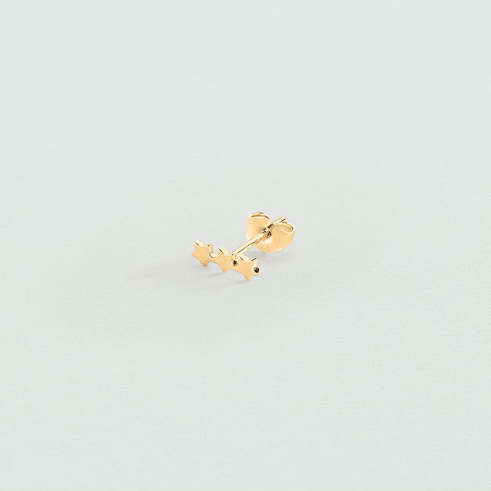 Piercing mini TRIOSTAR - Dorado - Piercings  | Agatha