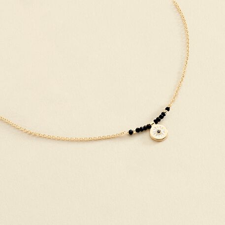 Collar corto CIAM - Negro / Oro - Collares  | Agatha