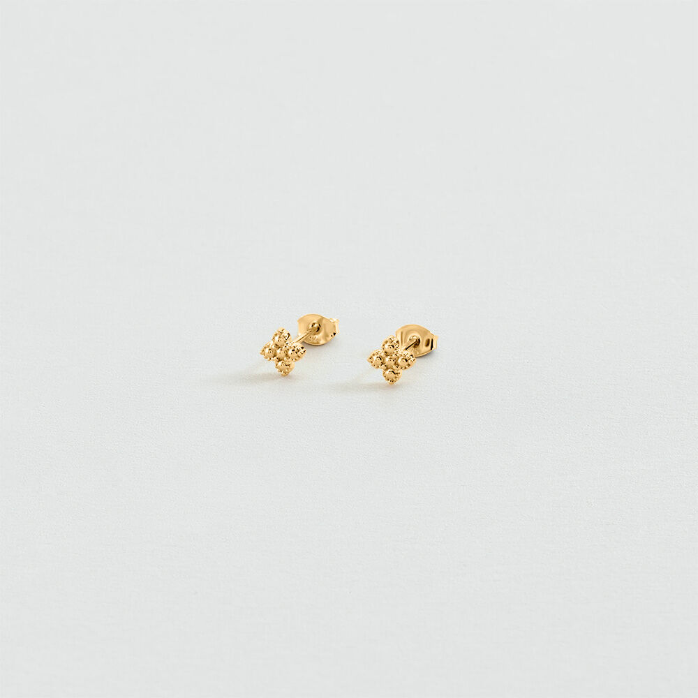 Pendientes cortos BELOVED - Dorado - Pendientes cortos  | Agatha