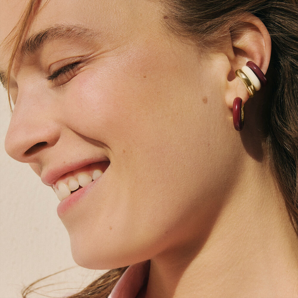 Ear cuff LEO - Dorado - Piercings  | Agatha