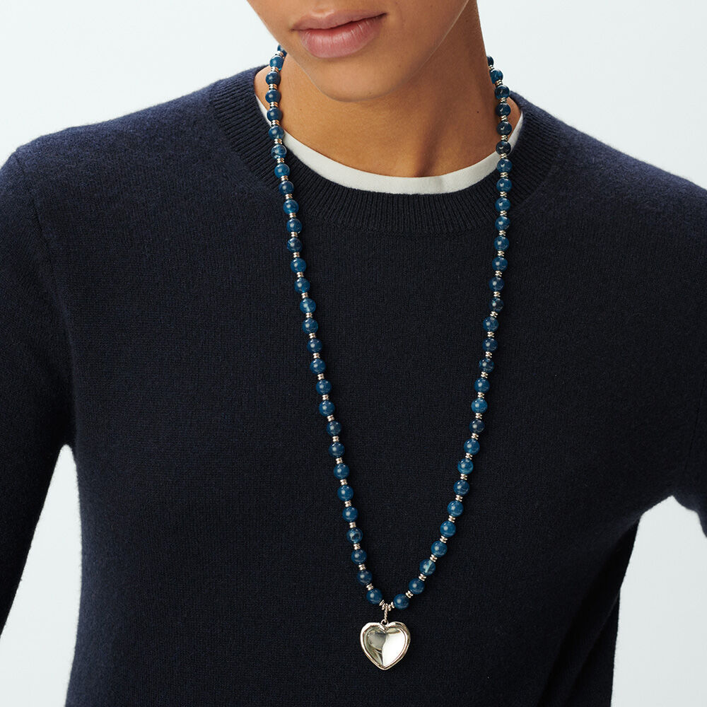 Collar largo BE - Azul / Plata - Collar largo  | Agatha