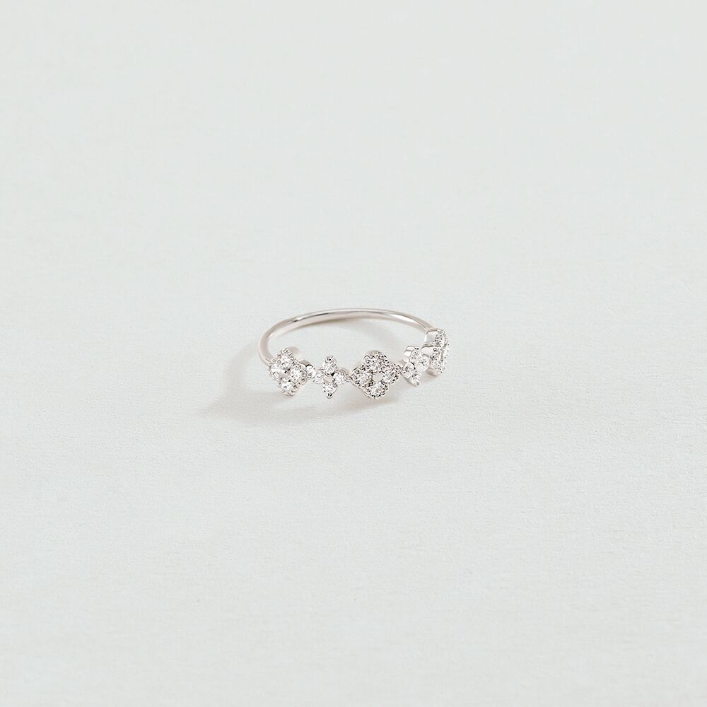 Anillo fino BELOVED - Cristal / Plateado - Anillos de fantasía  | Agatha