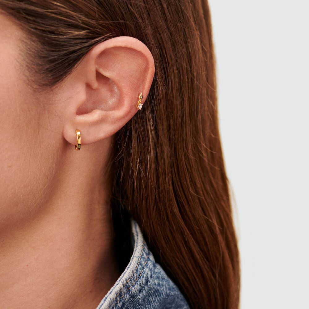 Piercing H&eacute;lix & Tragus MIX& MATCH - Cristal / Dorado - Tragus&H&eacute;lix  | Agatha