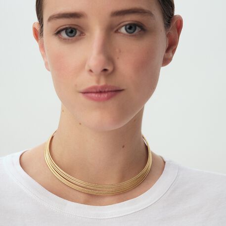 Chocker MAAT - Dorado - Collares  | Agatha