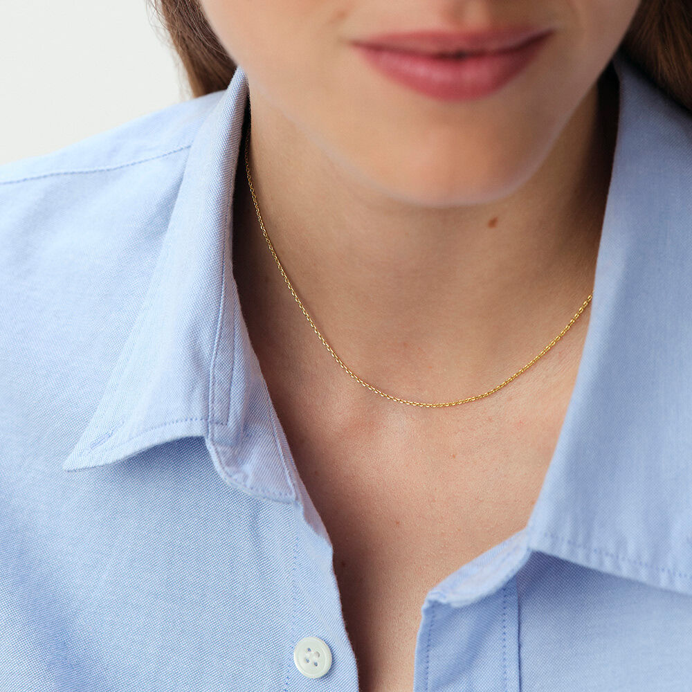 Collar midi LUCKY PAVE - Dorado - Collares  | Agatha