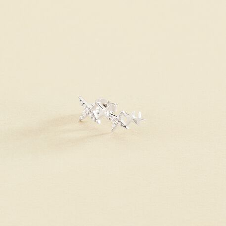 Piercing mini MIX & MATCH - Cristal / Plateado - Piercings  | Agatha