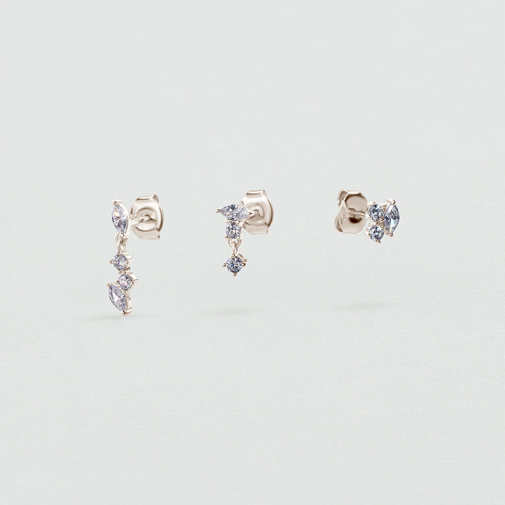 Criollas MIX& MATCH - Cristal / Plateado - Criollas  | Agatha