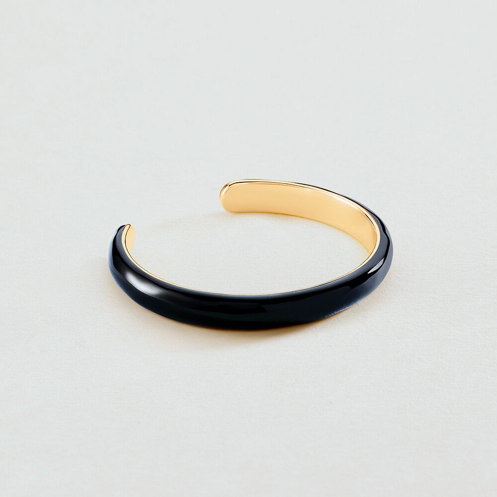 Pulsera rígida LEO - Azul / Oro - Pulsera rígida  | Agatha