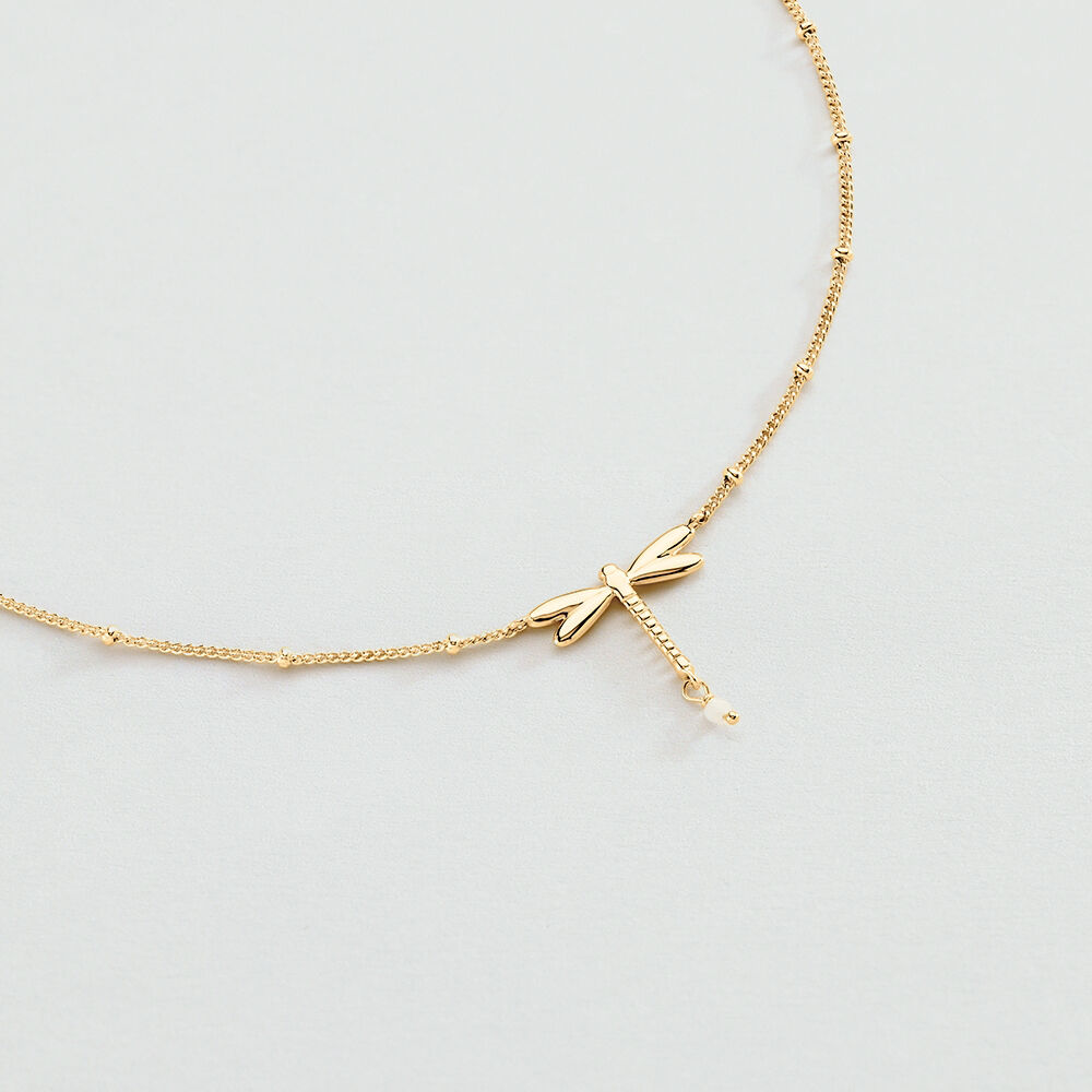 Collar corto DRAGONFLY - Dorado - Collar corto  | Agatha
