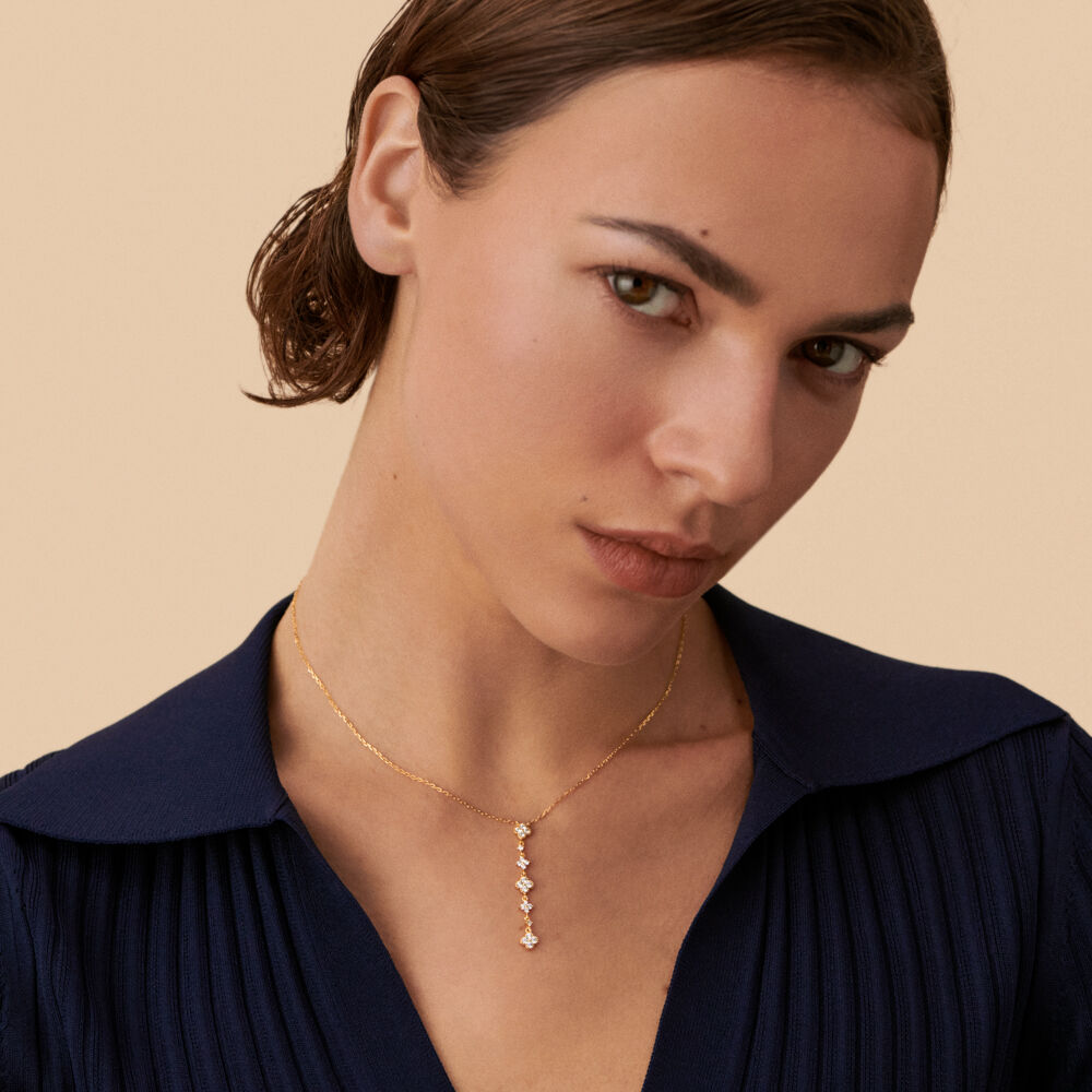 Collar corto BELOVED - Cristal / Dorado - Collar corto  | Agatha
