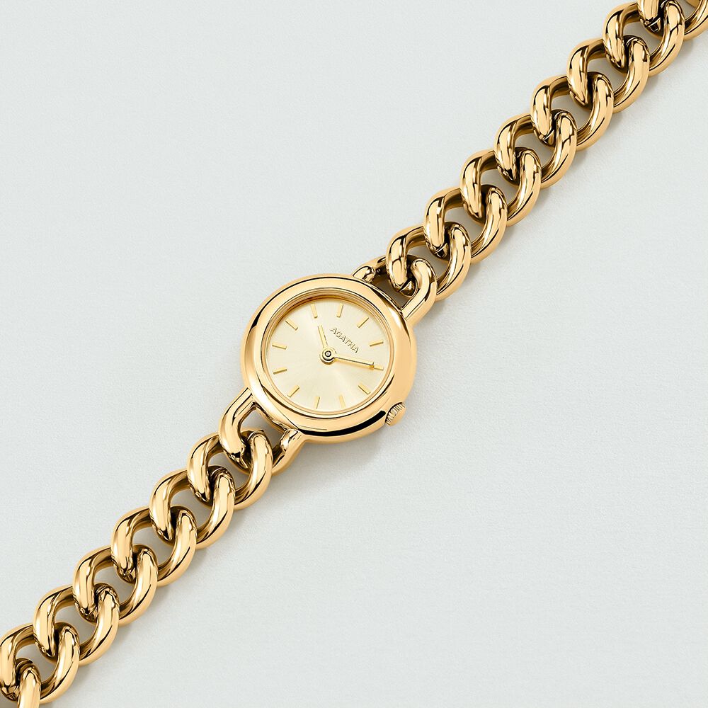 Reloj de metal MADELEINE - Dorado - Sin piedra  | Agatha