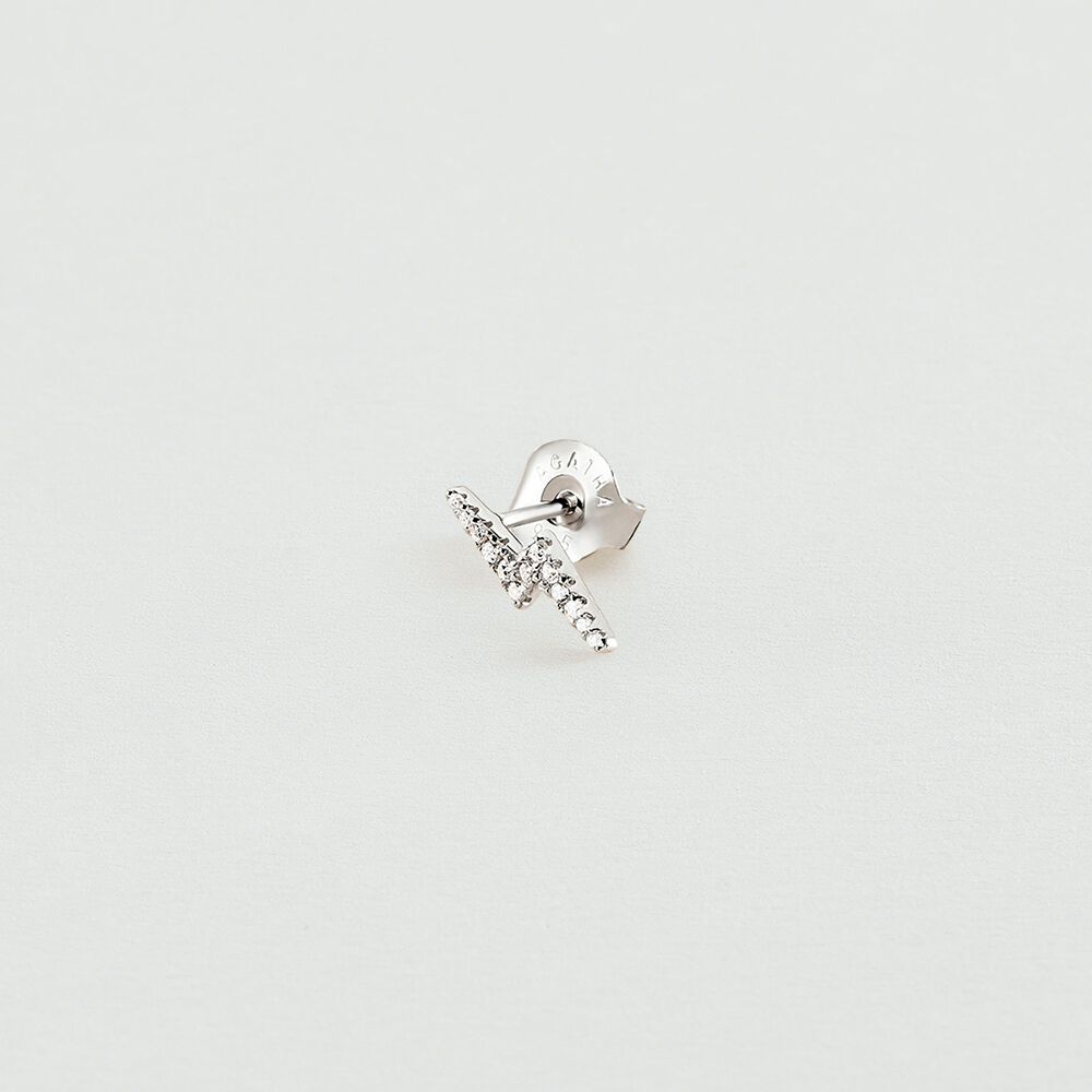Piercing mini ECLAIR - Cristal / Plateado - Piercings  | Agatha