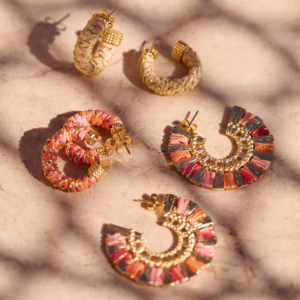 Criollas RAFIA - Beige / dorado - Criollas  | Agatha