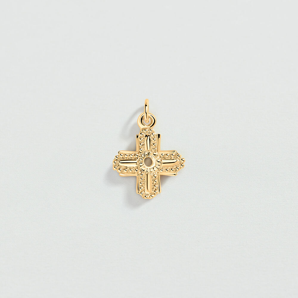 Colgante CRUZ - Dorado - charms  | Agatha