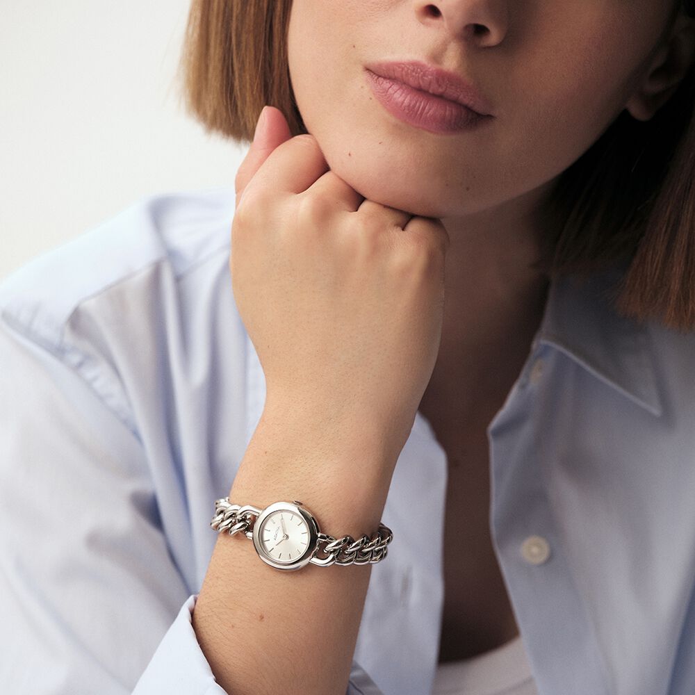 Reloj de metal MADELEINE - Plateado - Sin piedra  | Agatha