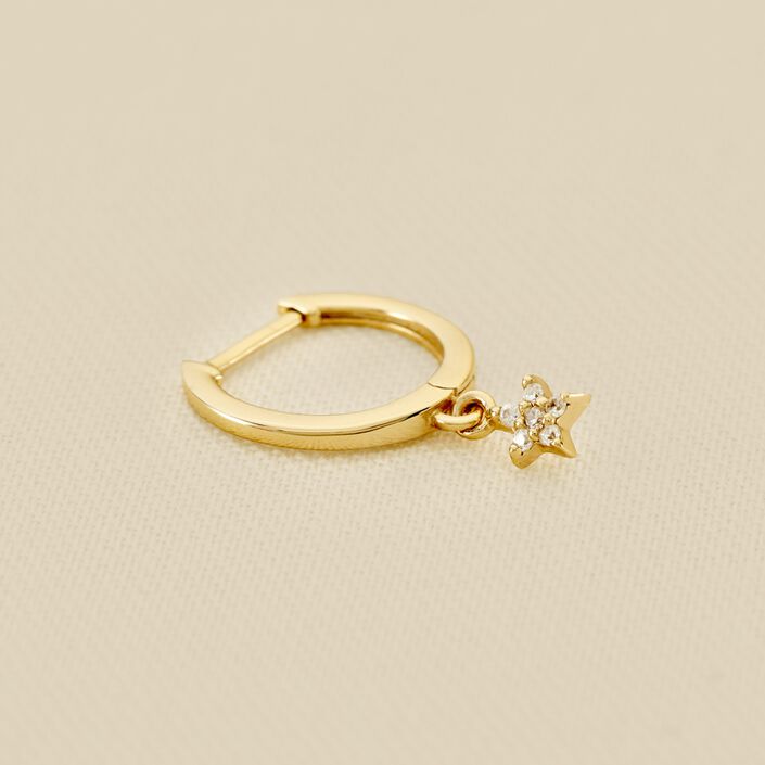 Piercing criolla CRIOSTAR - Cristal / Dorado - Piercings  | Agatha