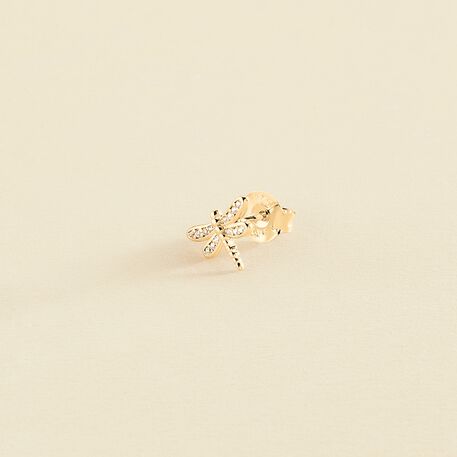 Piercing mini LIBELULA - Cristal / Dorado - Piercings  | Agatha