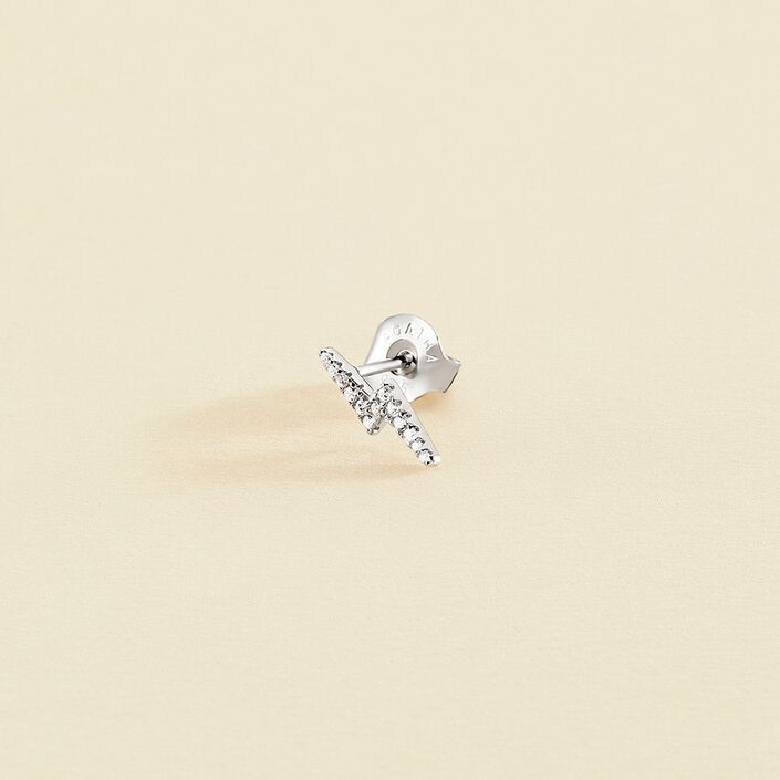 Piercing mini ECLAIR - Cristal / Plateado - Piercings  | Agatha