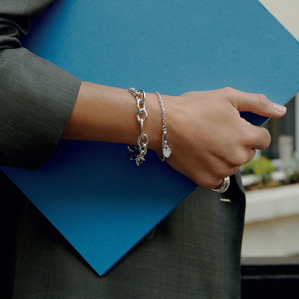 Pulsera de cadena LEA - Plateado - Pulsera de cadena  | Agatha