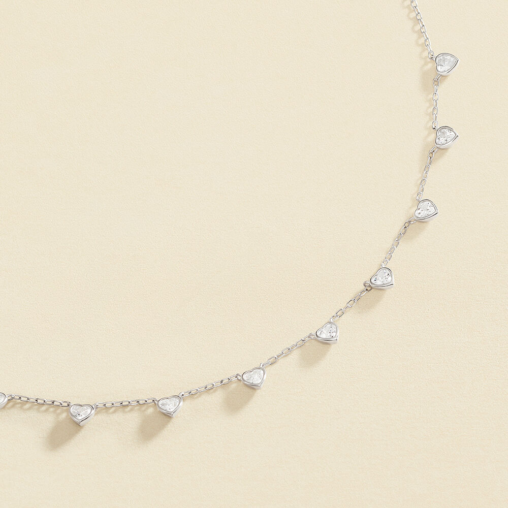 Collar corto ADOREE - Cristal / Plateado - Collar corto  | Agatha
