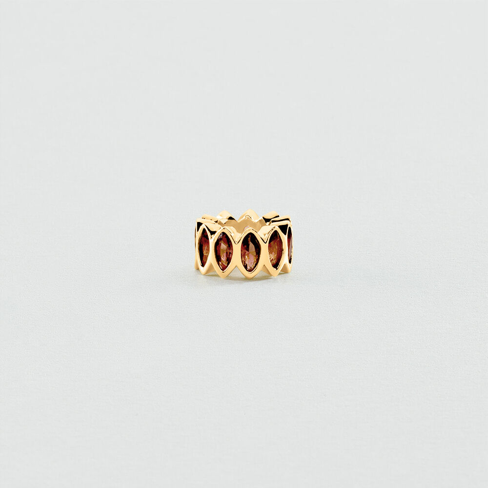 Colgante LUCKY - Bordeos / Dorado - Joyas  | Agatha