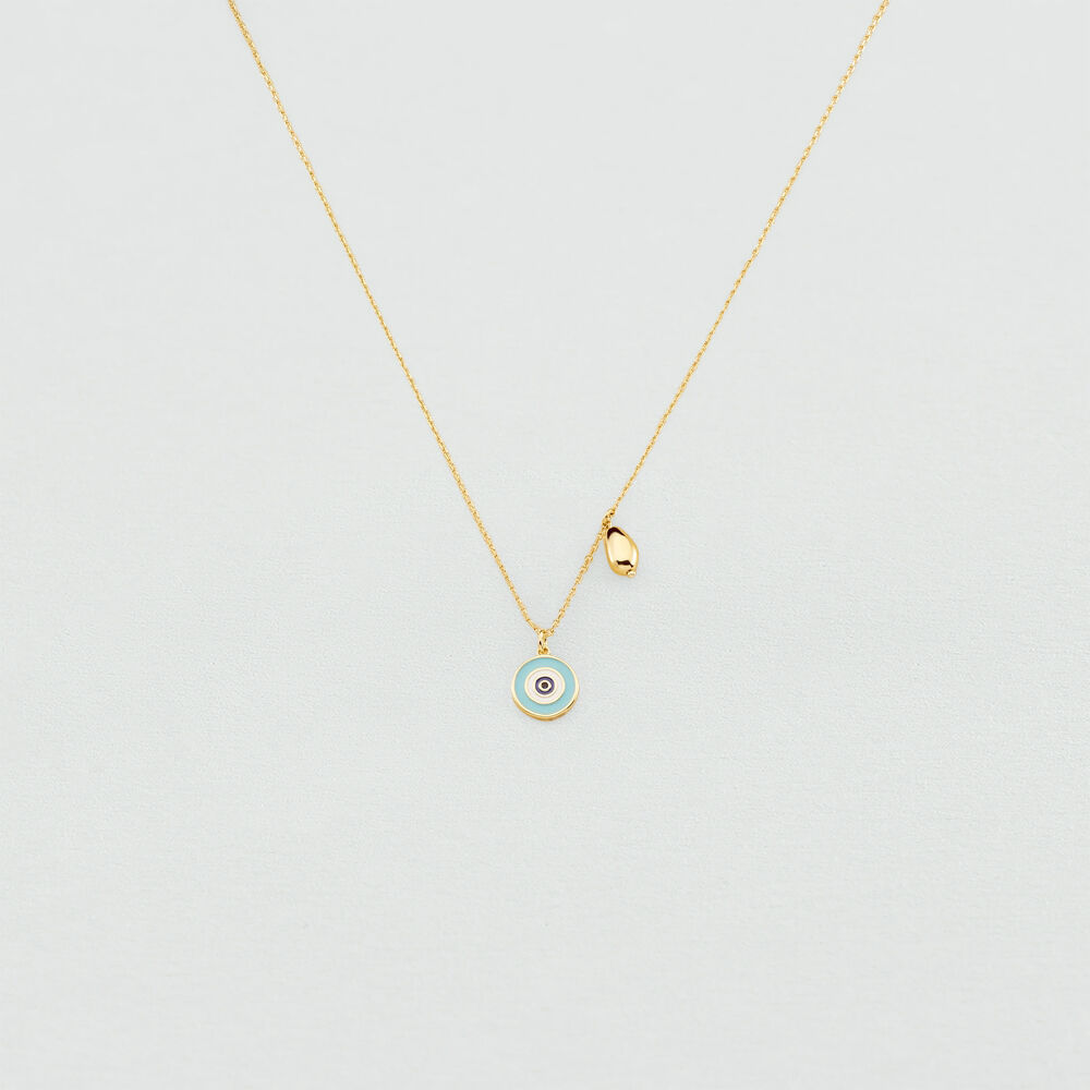 Collar corto CYCLADES - Turquesa / Oro - Outlet  | Agatha