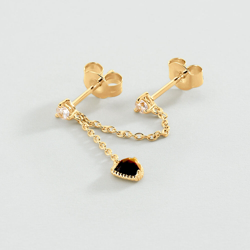 Pendientes cortos PIEDRAS NATURALES MIX & MATCH - Tiger eye - Pendientes cortos  | Agatha