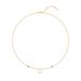 Collar corto LETTRE D - Cristal / Oro - Collares  | Agatha