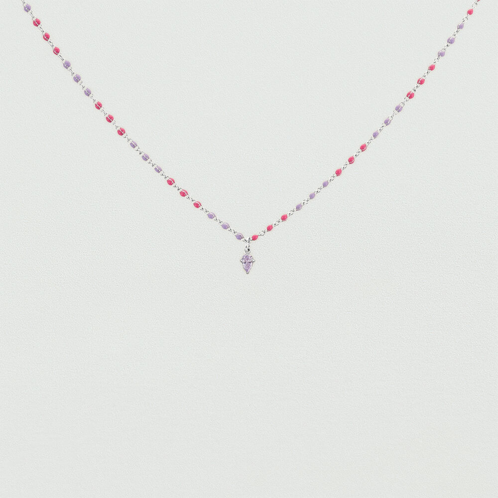 Collar corto SMARTY - Rosa / Violeta - Outlet  | Agatha