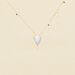 Collar midi ECLIPSE - Blanco / Oro - Collares  | Agatha