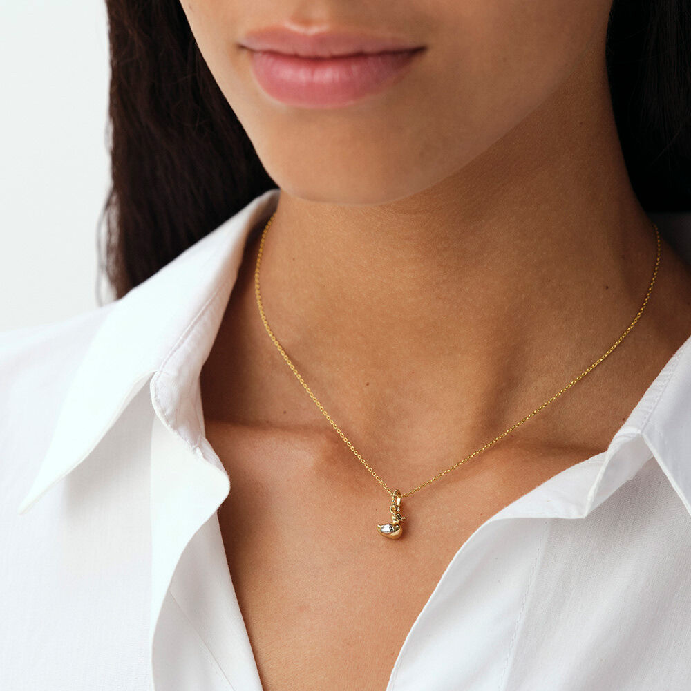 Colgante PATITO - Dorado / Plateado - Colgante  | Agatha