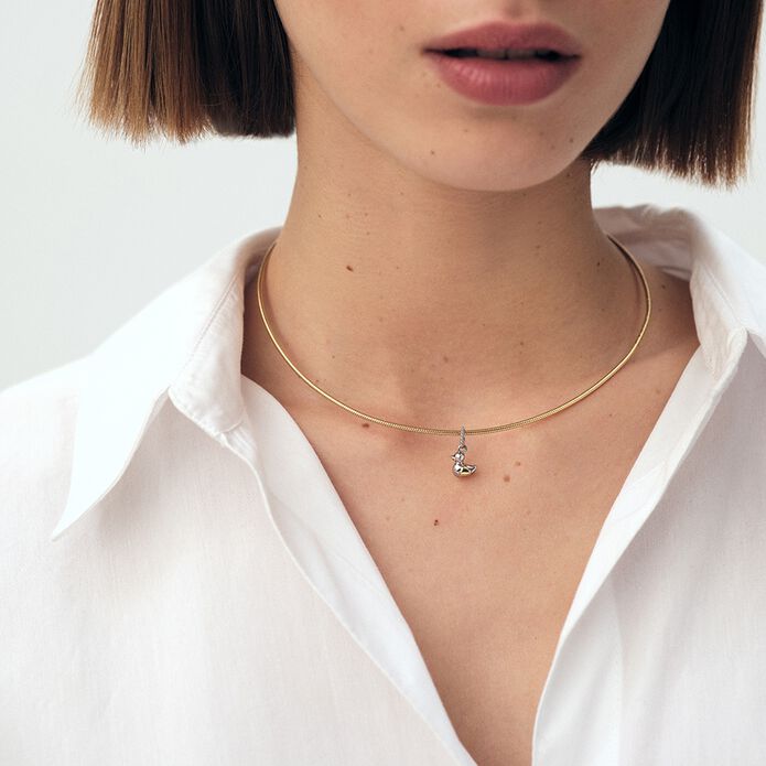 Colgante PATITO - Plata / Oro - Joyas  | Agatha