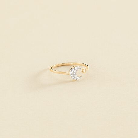 Anillo ajustable SARA - Plata / Oro - Anillos  | Agatha