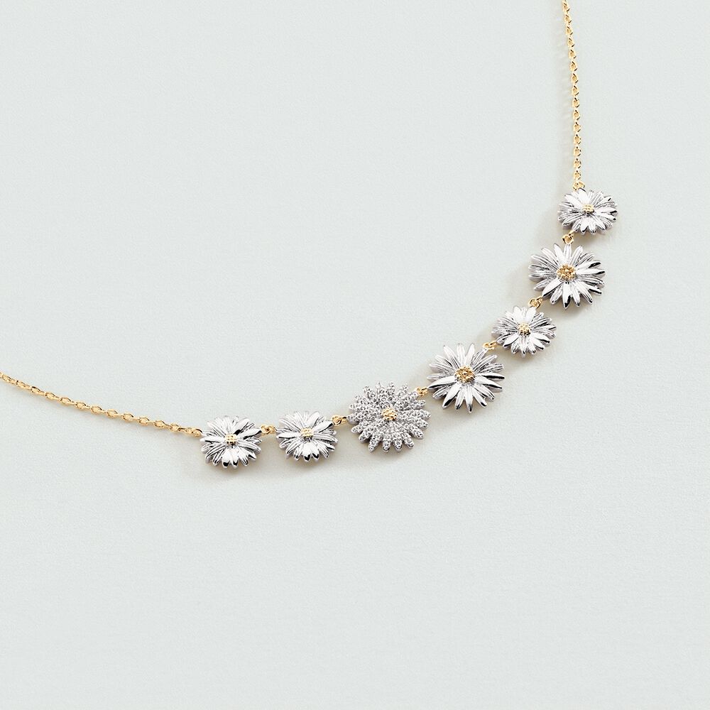 Collar corto BLOSSOM - Dorado / Plateado - Collar corto  | Agatha