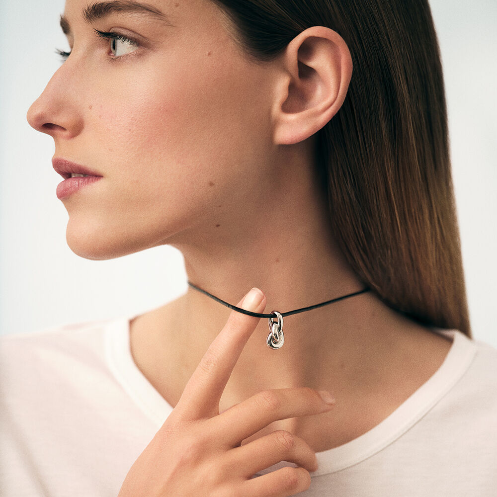 Collar corto LOULOU - Negro / Plata - Collar corto  | Agatha