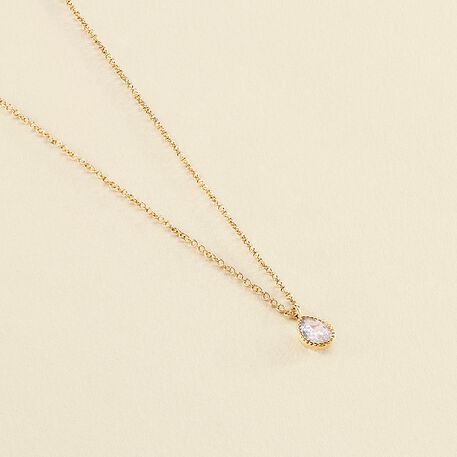 Collar corto PRISMA - Cristal / Dorado - Collares  | Agatha