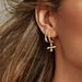Criollas LUCES - Cristal / Oro - Pendientes  | Agatha