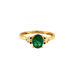 Anillo fino LAUREN - Verde / Oro - Anillos  | Agatha