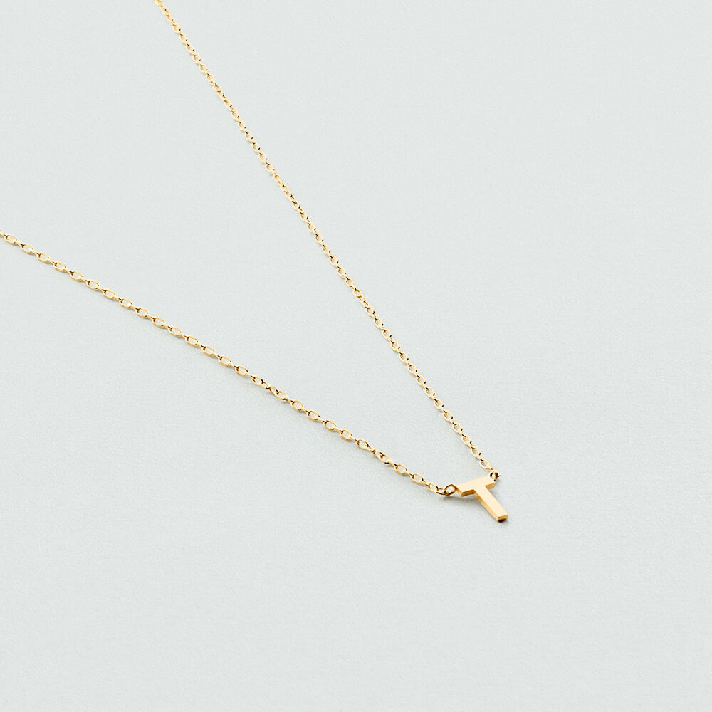 Collar corto ABC - Dorado - Collar corto  | Agatha