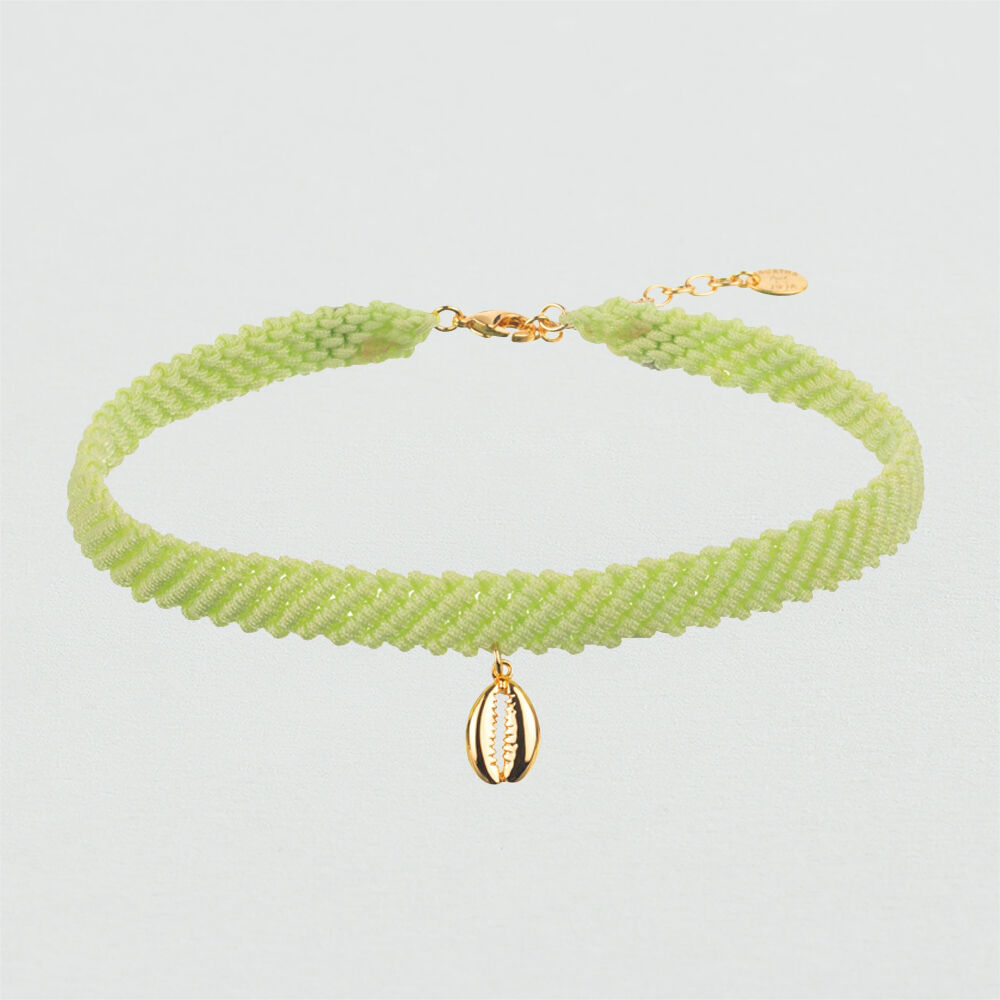 Tobillera OHAU - Verde / Dorado - Pulseras  | Agatha