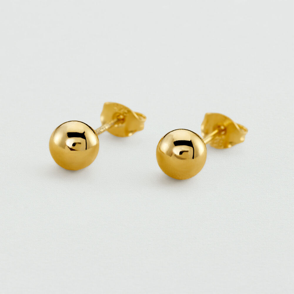 Pendientes cortos SOL - Dorado - Pendientes cortos  | Agatha