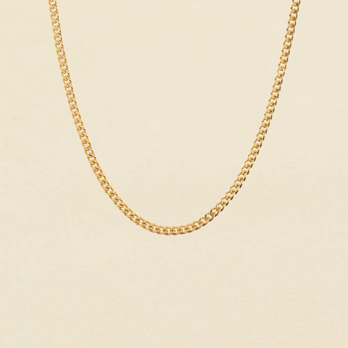 Cadena ACERO - Dorado - Collares  | Agatha
