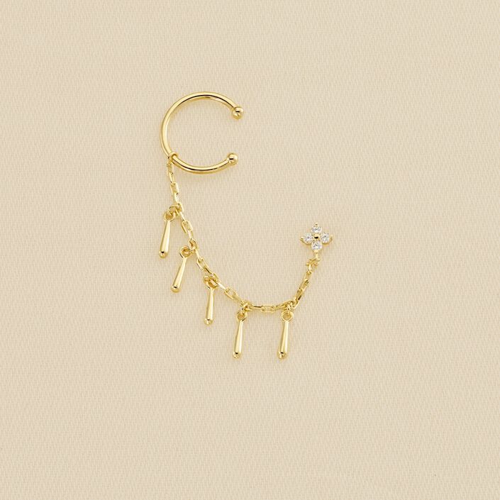Ear cuff VENUS - Cristal / Dorado - Piercings  | Agatha