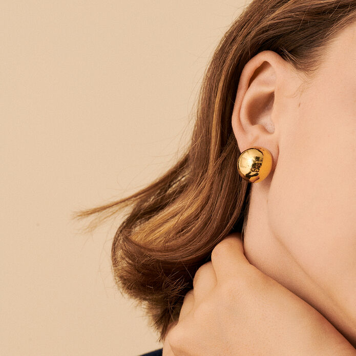 Pendientes de clip CLIP - Dorado - Pendientes  | Agatha