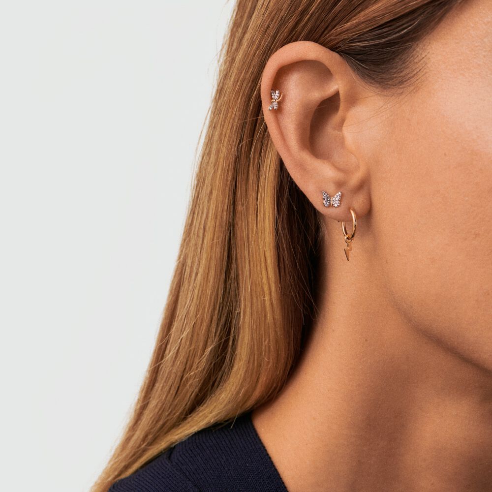 Piercing mini TINY - Oro / Gris - Piercings  | Agatha