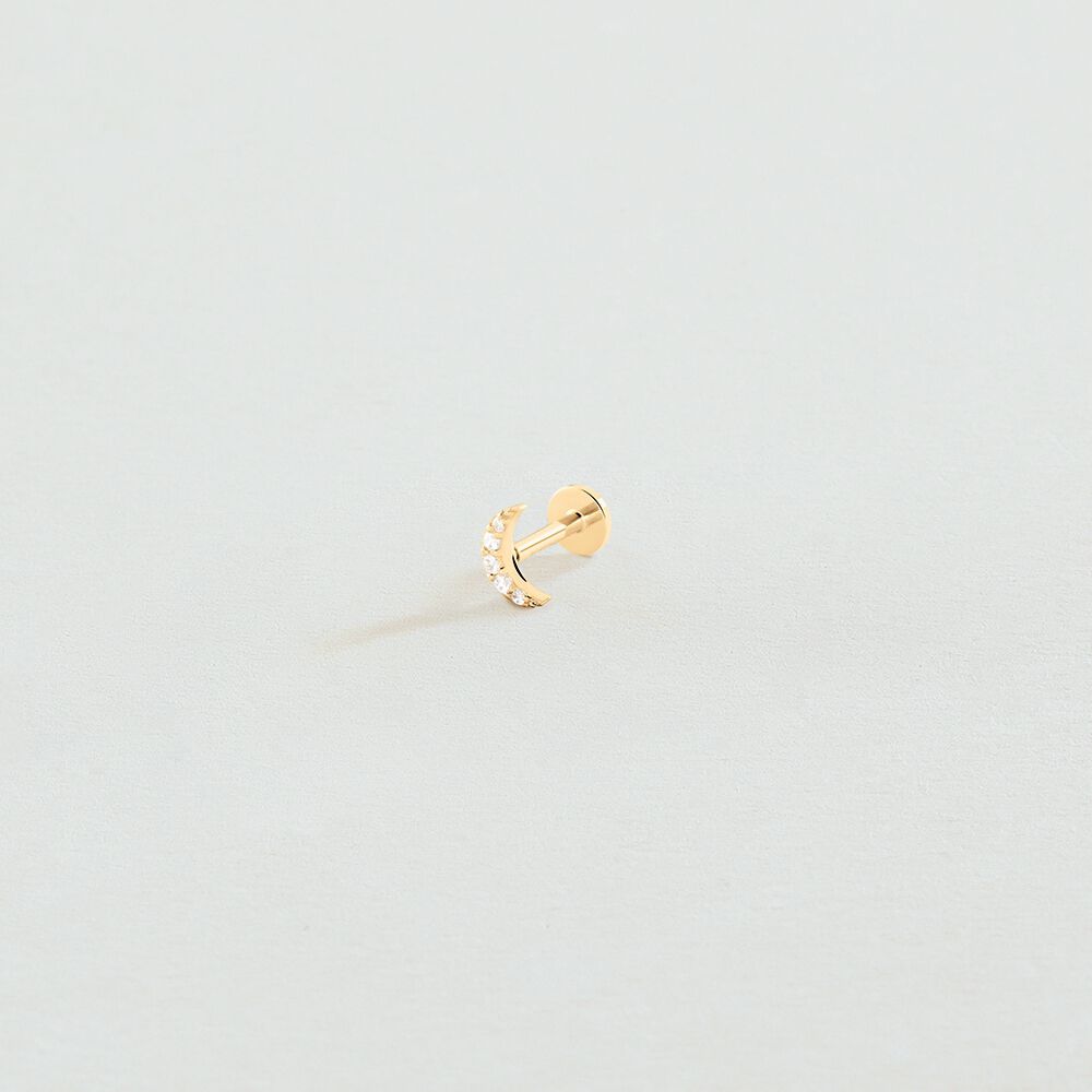 Piercing H&eacute;lix & Tragus MIX& MATCH - Cristal / Dorado - Tragus&H&eacute;lix  | Agatha